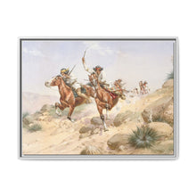 Apache Indians on Horseback by Herman Wendelborg Hansen - NOMADEN ART GALLERY