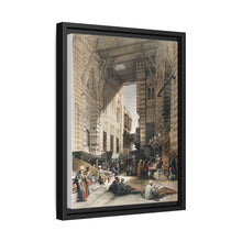 Bazaar of the silk mercers, Cairo illustration by David Roberts (1796–1864)