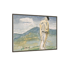 A weary pilgrim (1936) watercolor by Mikulas Galanda