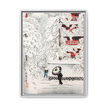 Snow at Asakusa, Yedo, Musashi Province print in high resolution by Hiroaki Takahashi (1871–1945) - NOMADEN ART GALLERY