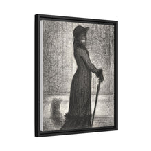 Georges Seurat's Woman Strolling (1884)