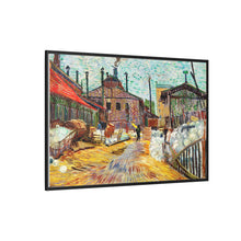 The Factory (1887) by Vincent Van Gogh. Original from the Barnes Foundation. - NOMADEN ART GALLERY