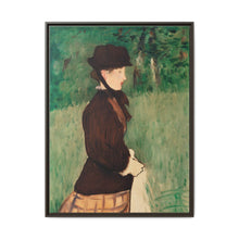 Young Woman in a Garden (Jeune femme dans un jardin), (1879) by Édouard Manet - NOMADEN ART GALLERY