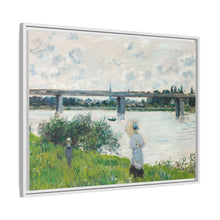 Claude Monet's The Promenade with the Railroad Bridge, Argenteuil (1874) - NOMADEN ART GALLERY