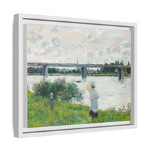Claude Monet's The Promenade with the Railroad Bridge, Argenteuil (1874) - NOMADEN ART GALLERY