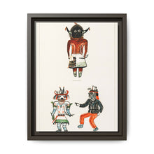 Hopi Katcinas - Piokot Turkwinu Turkwinu Mana (1895) drawn by the native people from the book of Jesse Walter Fewkes - NOMADEN ART GALLERY