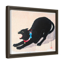 Black Cat Hissing 20th century print in high resolution by Hiroaki Takahashi