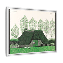 Farmhouse with thatched roof (1919) by Julie de Graag