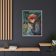 Marie-Thérèse Durand-Ruel cosiendo (1882) de Pierre Auguste Renoir 