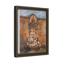 Monks Buying Fish before the Portal of the Madonna della Misericordia (1855) by Ludwig Johann Passini