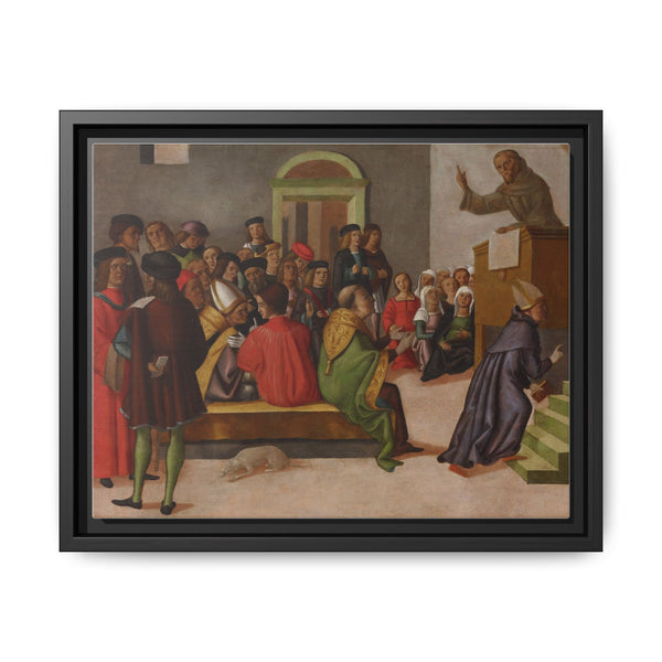 A Franciscan Monk Preaching (ca. 1515-1525 (Renaissance) by School of the Romagna - NOMADEN ART GALLERY
