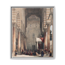 Interior of the mosque of the Metwalys (Metwalis) illustration by David Roberts (1796–1864) - NOMADEN ART GALLERY