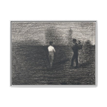 Peasants (ca. 1881–1884) by Georges Seurat - NOMADEN ART GALLERY