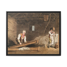 Illustration of line swinglers from The Costume of Yorkshire (1814) by George Walker - NOMADEN ART GALLERY