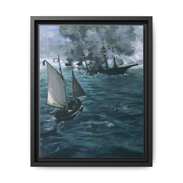 The Battle of the Kearsarge and the Alabama by Édouard Manet - NOMADEN ART GALLERY