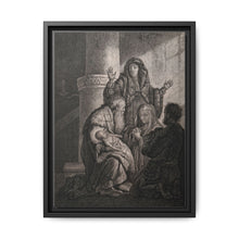 Simeon recognises the infant Jesus as saviour. Etching by C.W. Weisbrod after Rembrandt, 1627-8. - NOMADEN ART GALLERY