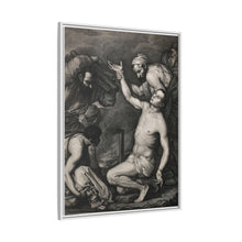 The martyrdom of Saint Laurence of Rome. Etching after J. Ribera.