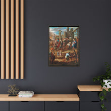 The Adoration of the Kings with Viceroy Pedro de Castro y Figueroa, Duke of La Conquista (La adoracion de los reyes con el virrey Pedro de Castro y Figueroa, duque de la Conquista) by Nicolas Enriquez.
