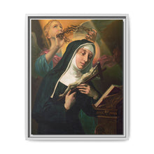 Female Saint Holding Crucifix with Crown of Thorns - NOMADEN ART GALLERY