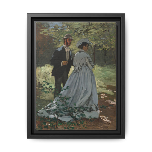 Claude Monet's Bazille and Camille (Study for "Déjeuner sur l'Herbe") (1865) - NOMADEN ART GALLERY