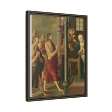 Panel of an Altarpiece with Dispute with the Doctors, on verso is Appearance of Christ to his Mother (c. 1520 - c. 1535) by Master of Alkmaar