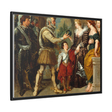 Henri IV Conferring the Regency upon Marie de' Medici (after Rubens) by Eugène Delacroix