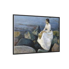 Noche de verano, Inger en la playa (1889) de Edvard Munch 
