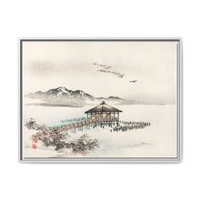 Cottage by the sea by Kōno Bairei (1844-1895) - NOMADEN ART GALLERY