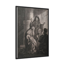 Simeon recognises the infant Jesus as saviour. Etching by C.W. Weisbrod after Rembrandt, 1627-8.