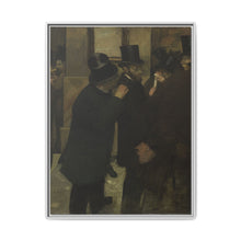 Portraits at the Stock Exchange (1878-1879) by Edgar Degas - NOMADEN ART GALLERY
