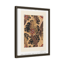 Flower pattern Art Deco stencil print in oriental style. Original from our own 1914 edition of Samarkande