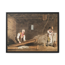 Illustration of line swinglers from The Costume of Yorkshire (1814) by George Walker - NOMADEN ART GALLERY