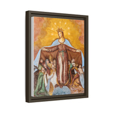 Fresco of Virgin-of-Mercy on the northern wall of the subsidiary church Saint Anna in Saager