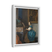 La joven sentada ante un virginal, de Johannes Vermeer (ca. 1670-1672) 