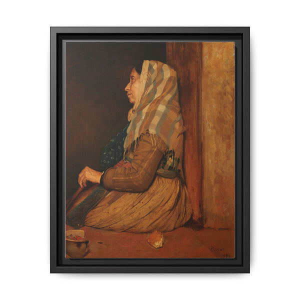 Edgar Degas's A Roman Beggar Woman (1857) - NOMADEN ART GALLERY