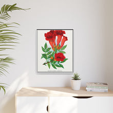 Trumpet flower lithograph. Digitally enhanced from our own original 1900 edition plates of Botanical Specimen published by Rochester Lithographing
