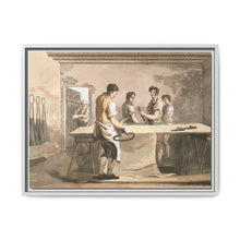 Illustration of the cloth dresser from The Costume of Yorkshire (1814) by George Walker - NOMADEN ART GALLERY
