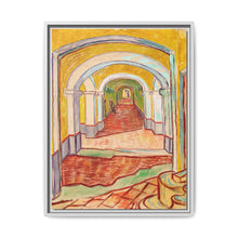 Corridor in the Asylum (1889) by Vincent Van Gogh - NOMADEN ART GALLERY