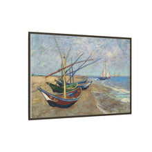 Vincent van Gogh's Fishing Boats on the Beach at Saintes-Maries (1888) - NOMADEN ART GALLERY