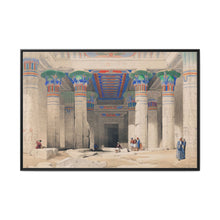 Grand Portico of the Temple of Philae Nubia illustration by David Roberts (1796–1864) - NOMADEN ART GALLERY