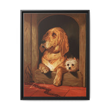 Dignity and Impudence by Sir Edwin Landseer (1877), Landseer’s dog painting of a bloodhound and a terrier - NOMADEN ART GALLERY