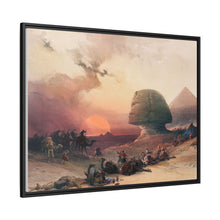 Approach of the simoom Desert of Gizeh illustration by David Roberts (1796–1864)