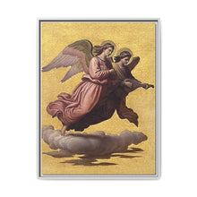 Two angels floating (1865) tempera art by Johann von Schraudolph - NOMADEN ART GALLERY