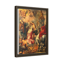 The martyrdom of Saint Apollonia. Oil painting after Jacob Jordaens.