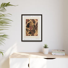 Flower pattern Art Deco stencil print in oriental style. Original from our own 1914 edition of Samarkande
