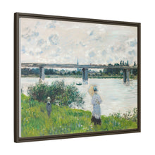 Claude Monet's The Promenade with the Railroad Bridge, Argenteuil (1874) - NOMADEN ART GALLERY