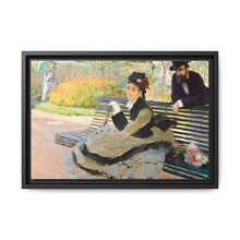 Camille Monet (1847–1879) on a Garden Bench (1873) by Claude Monet - NOMADEN ART GALLERY