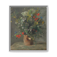 Flowers in a Vase (c. 1866) painting in high resolution by Pierre-Auguste Renoir - NOMADEN ART GALLERY