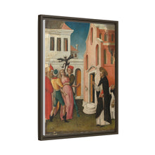 Saint Peter Martyr Exorcizing a Woman Possessed by a Devil by Antonio Vivarini