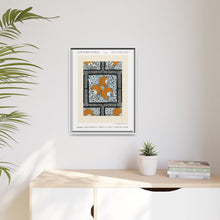 Patrón de pochoir de flores en estilo oriental Art Nouveau. Original de nuestra propia edición de 1914 de Samarkande.